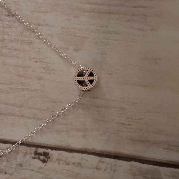 PEACE Sign Charm for European Style Bracelets Fits Pandora Systems - Picture 4 of 4